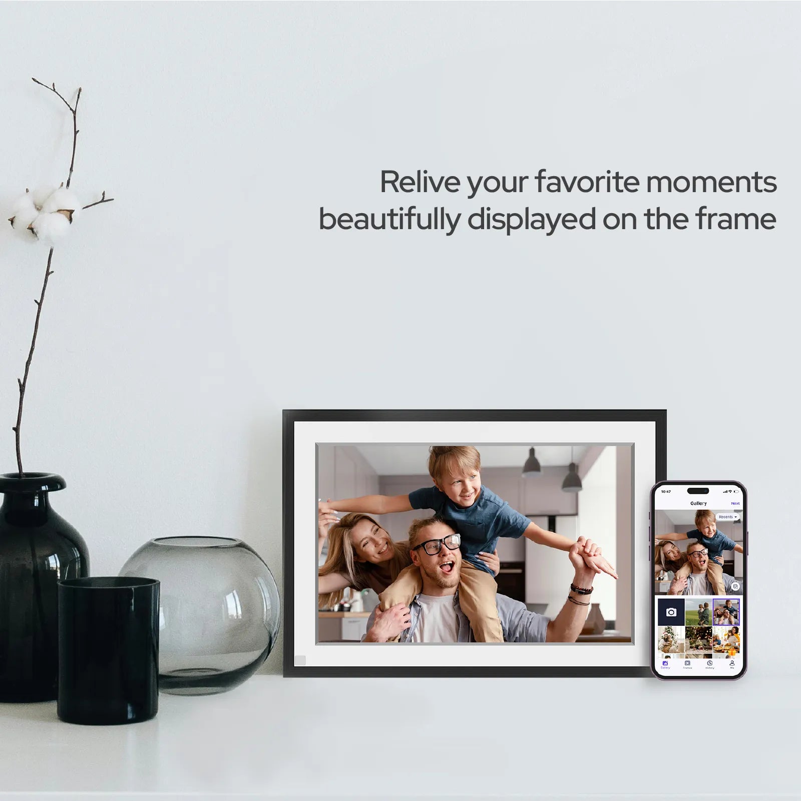 Reverie 15-inch HD Wi-Fi Digital Photo Frame