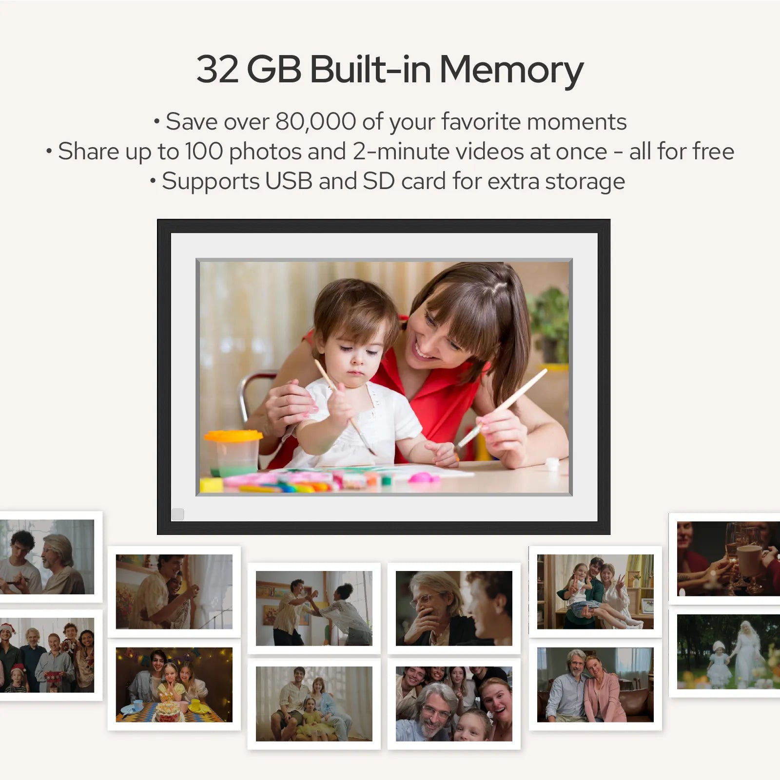 Reverie 15-inch HD Wi-Fi Digital Photo Frame